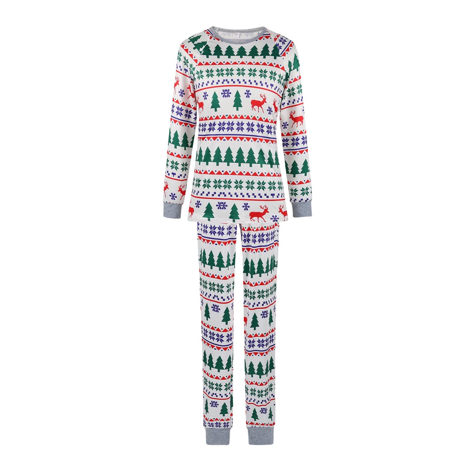 Women's Summer & Fall Pajama Sets - 2 Piece Long Sleeve Crewneck Sleepwear for Vacation, Christmas & Cozy Nights | Soft Lounge Wear for Relaxing at Home