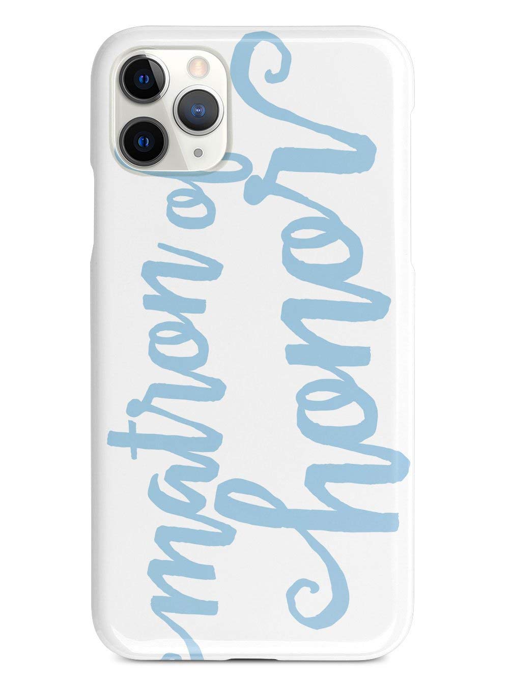 **Inspired Cases for iPhone 12 Pro - 3D Textured Protective Phone Cover - Light Blue Matron of Honor Design | Durable & Stylish for Everyday Use, Travel, and Gifts**