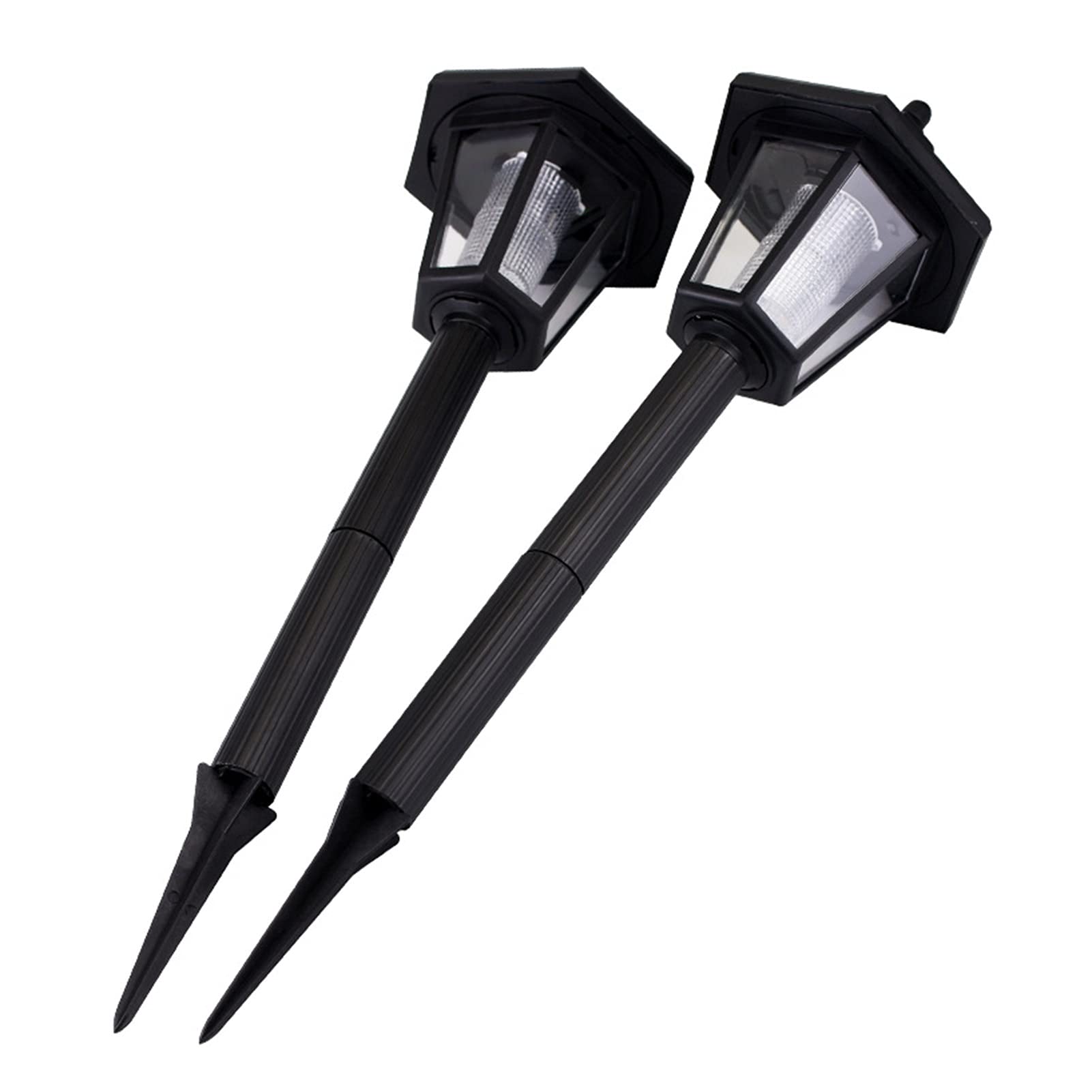 BZGWECD Solar Pathway Lights Outdoor - Waterproof Garden Lights for Yard, Patio, Walkway, Driveway - 2 Pack - Energy Efficient Solar Powered Landscape Lighting for Pathways, Gardens, and Outdoor Decor