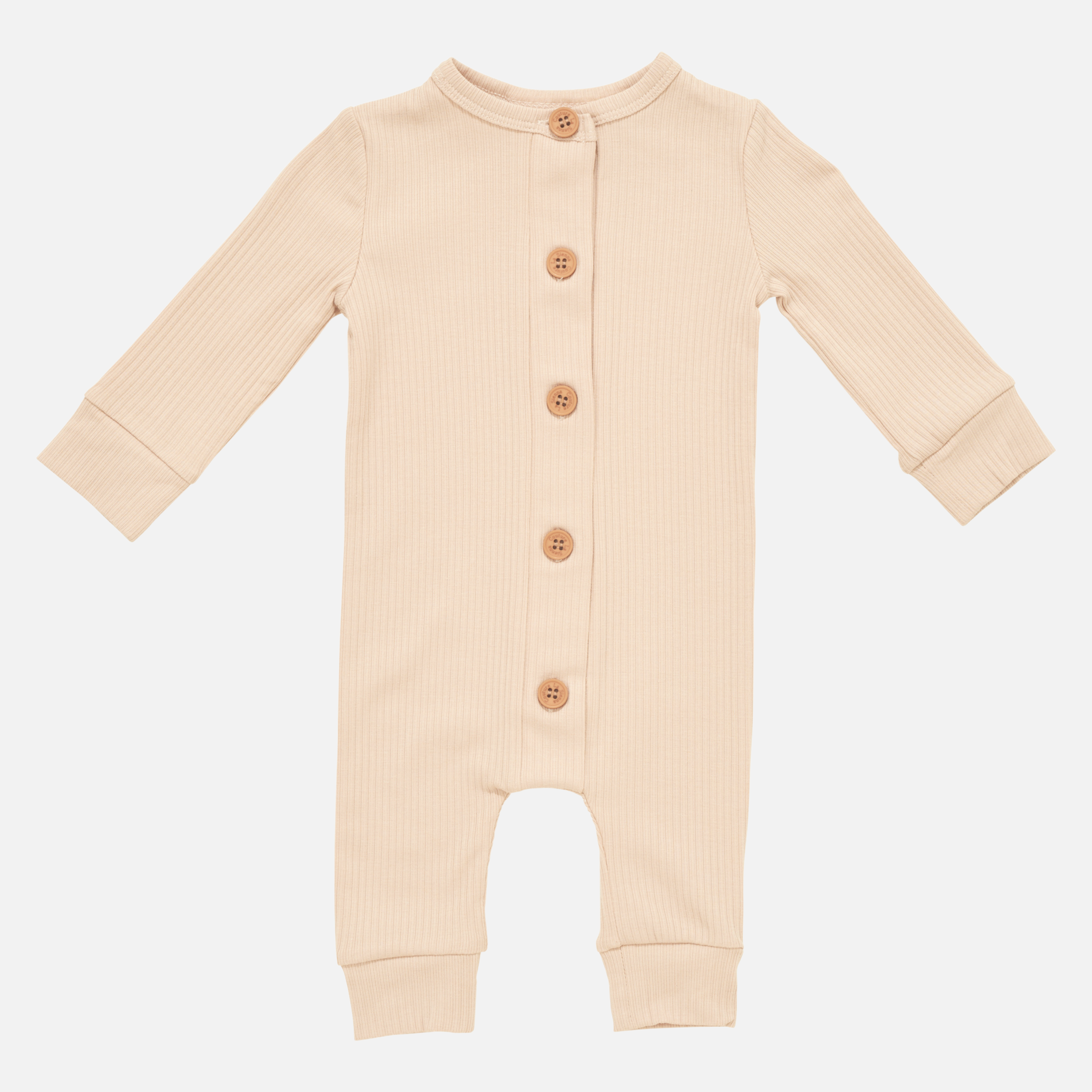 Cozy Long Sleeve Louie Romper for Women - Soft Oatmeal Color | Perfect for Fall Outfits, Loungewear & Casual Comfort