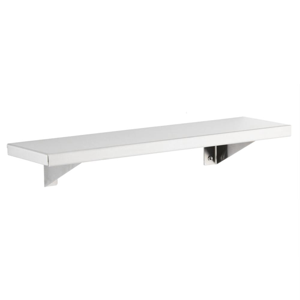 Bobrick B295 Satin Surface Mounted Shelf - Durable Stainless Steel Bathroom Shelf for Home & Commercial Use | Perfect for Towels, Toiletries & Decor in Bathrooms, Kitchens & Offices