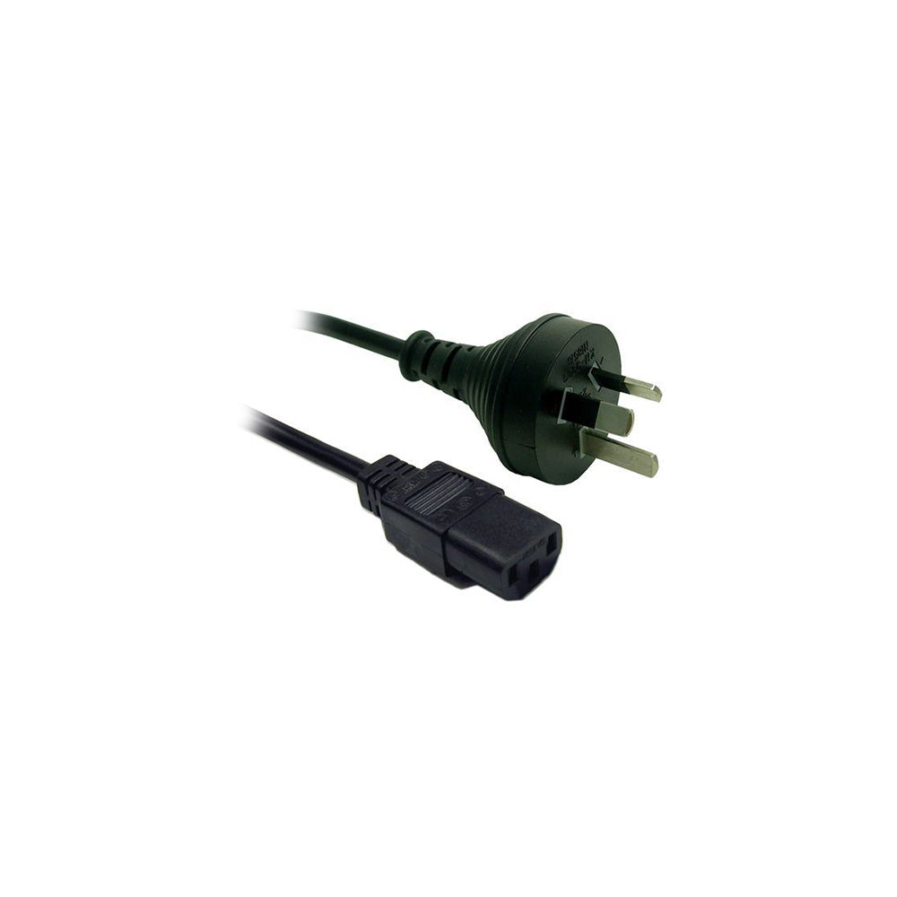 Dynamix 3 Pin Plug to IEC Female Power Cable 1M (3.3ft) - Heavy Duty Computer & Office Equipment Power Cord for PC, Monitor, Printer | Reliable Power Supply Solution