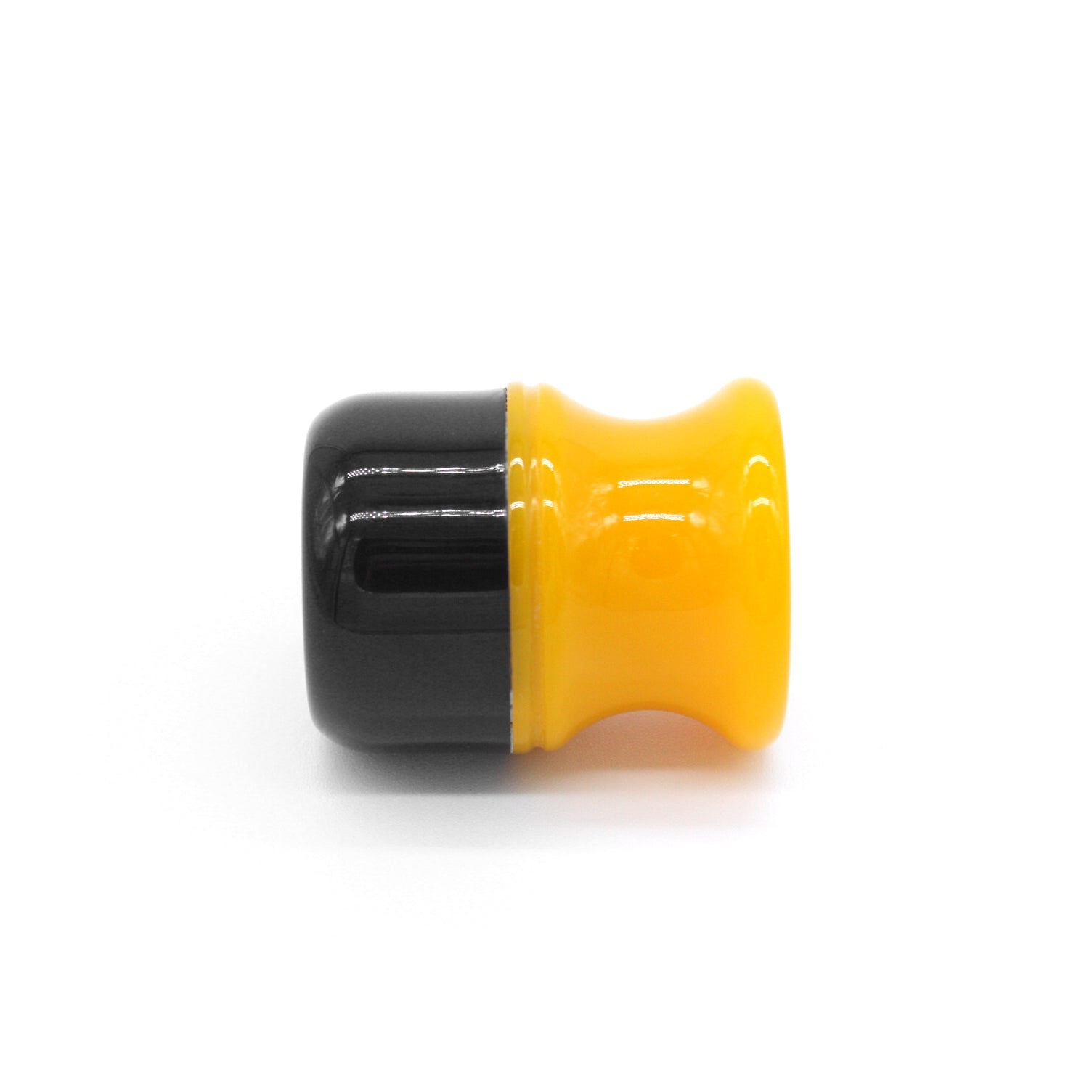Premium Black Butterscotch Shaving Brush Handle for 20mm & 22mm Knots - Factory Second - Perfect for Wet Shaving & Grooming Kits