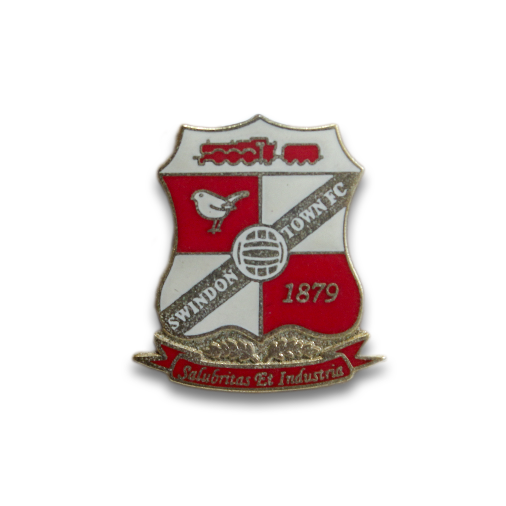 Swindon Town FC Pin Badge - Official Football Club Enamel Lapel Pin - Collectible Fan Merchandise for Games, Gifts & Memorabilia