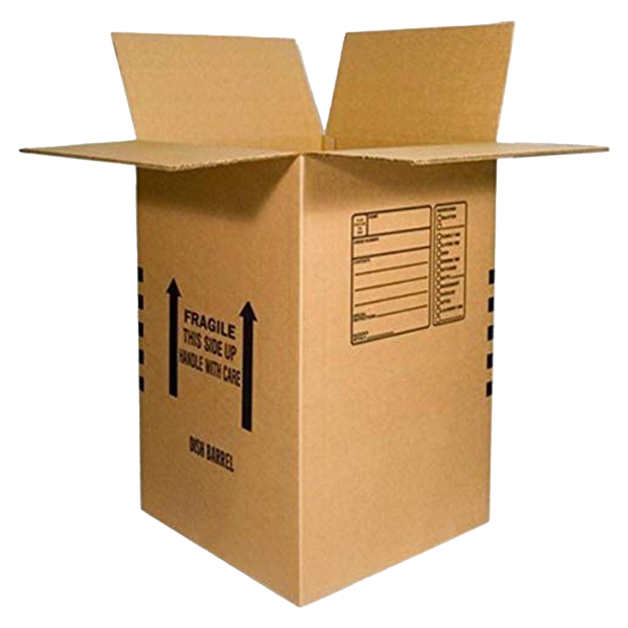 AVIDITI Small Corrugated Cardboard Shipping Boxes 18x18x28 Inches - 5 Pack for Packing, Moving, Storage | Perfect for Ecommerce, Home & Office Organization