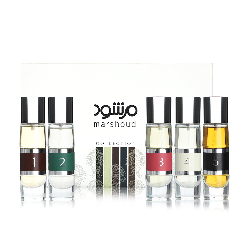 Marshoud Collection Perfume Set - EDP Fragrance Gift Set (5 x 30ml) for Women & Men | Perfect for Daily Wear, Special Occasions & Travel