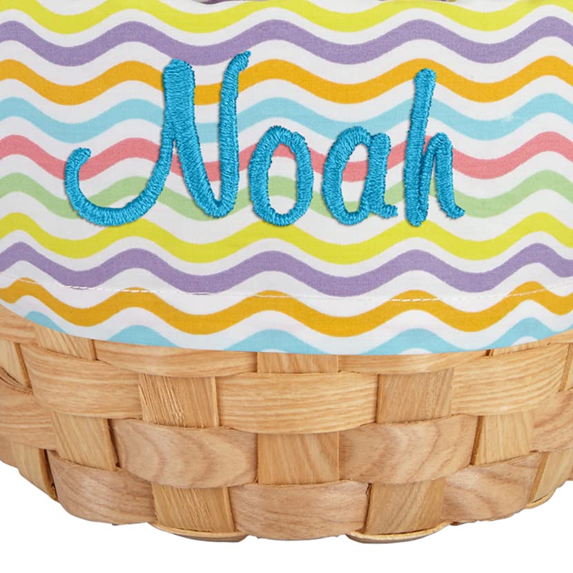 Embroidered - Wave - Teal Name