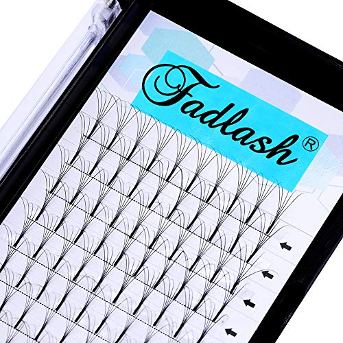 Premium 5D Volume Lash Extensions - 0.07C 14mm Premade Eyelash Fans for 3D/5D/6D Lash Effects | Long Stem False Lashes in 9-22mm Lengths | Perfect for Salon Professionals & DIY Lash Artists