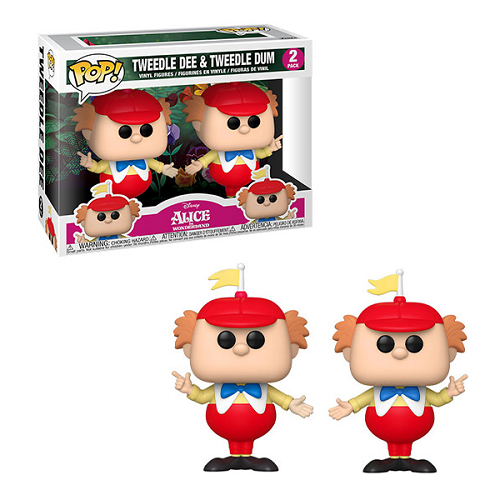 Funko Pop! Alice in Wonderland Tweedle Dee & Tweedle Dum 2-Pack Collectible Figures - Perfect for Disney Fans, Movie Collectors & Home Decor