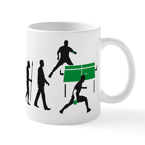 White - Evolution Table Tennis Player Mug