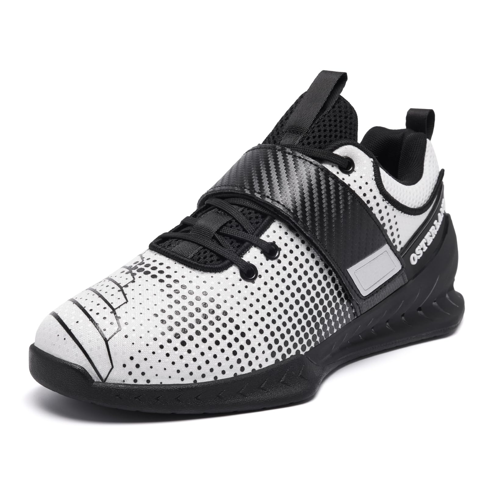 Osterland Weightlifting Shoes for Men & Women - Powerlifting, Crossfit Training, Deadlifting & Squat Shoes - Non-Slip Gym Footwear for Heavy Lifting | Ideal for Weight Training, Competition & Home Workouts