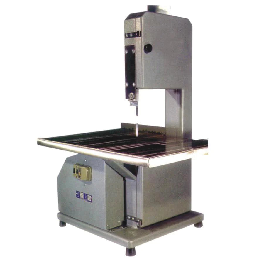 AMPTO Commercial Countertop Meat Saw with 72'' Blade & 1 HP Motor - Heavy Duty B25HIE Model for Butcher Shops, Delis & Meat Processing