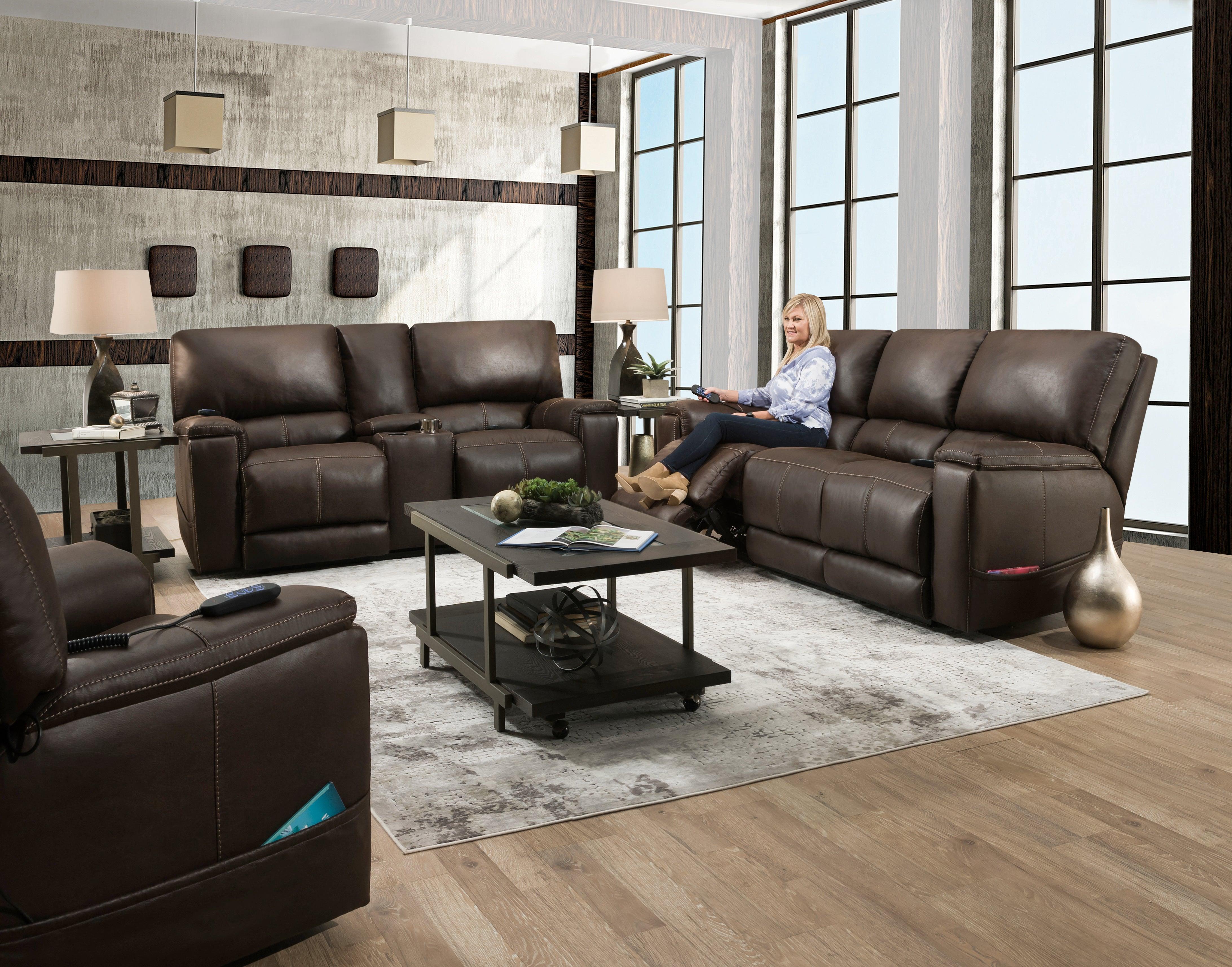 Milan Power Reclining Sofa & Loveseat Set - 197
