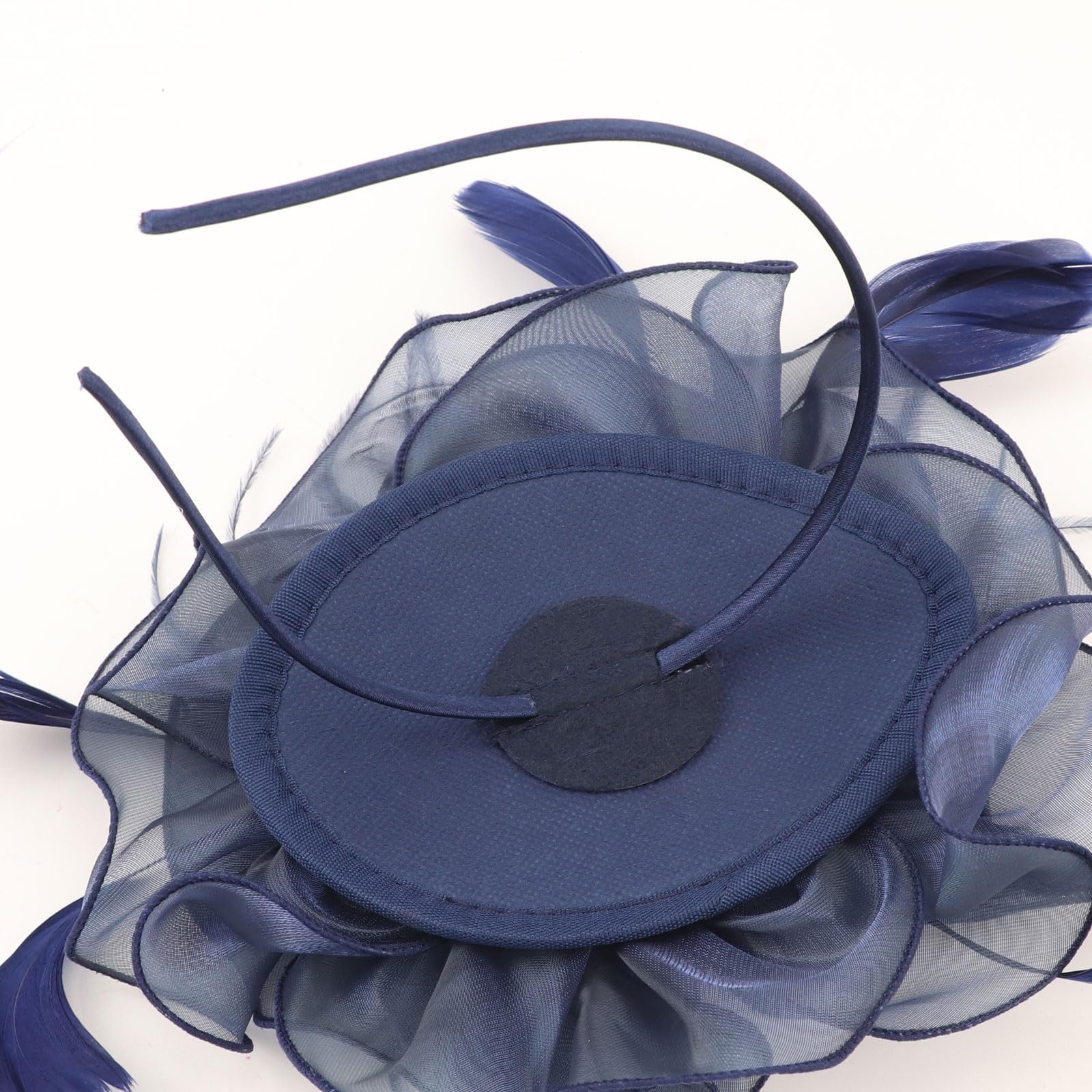 Elegant Women's Kentucky Derby Fascinator Hats with Flower, Headband & Clip - Tea Party Headwear for Women & Girls - Perfect for Weddings, Races & Special Events