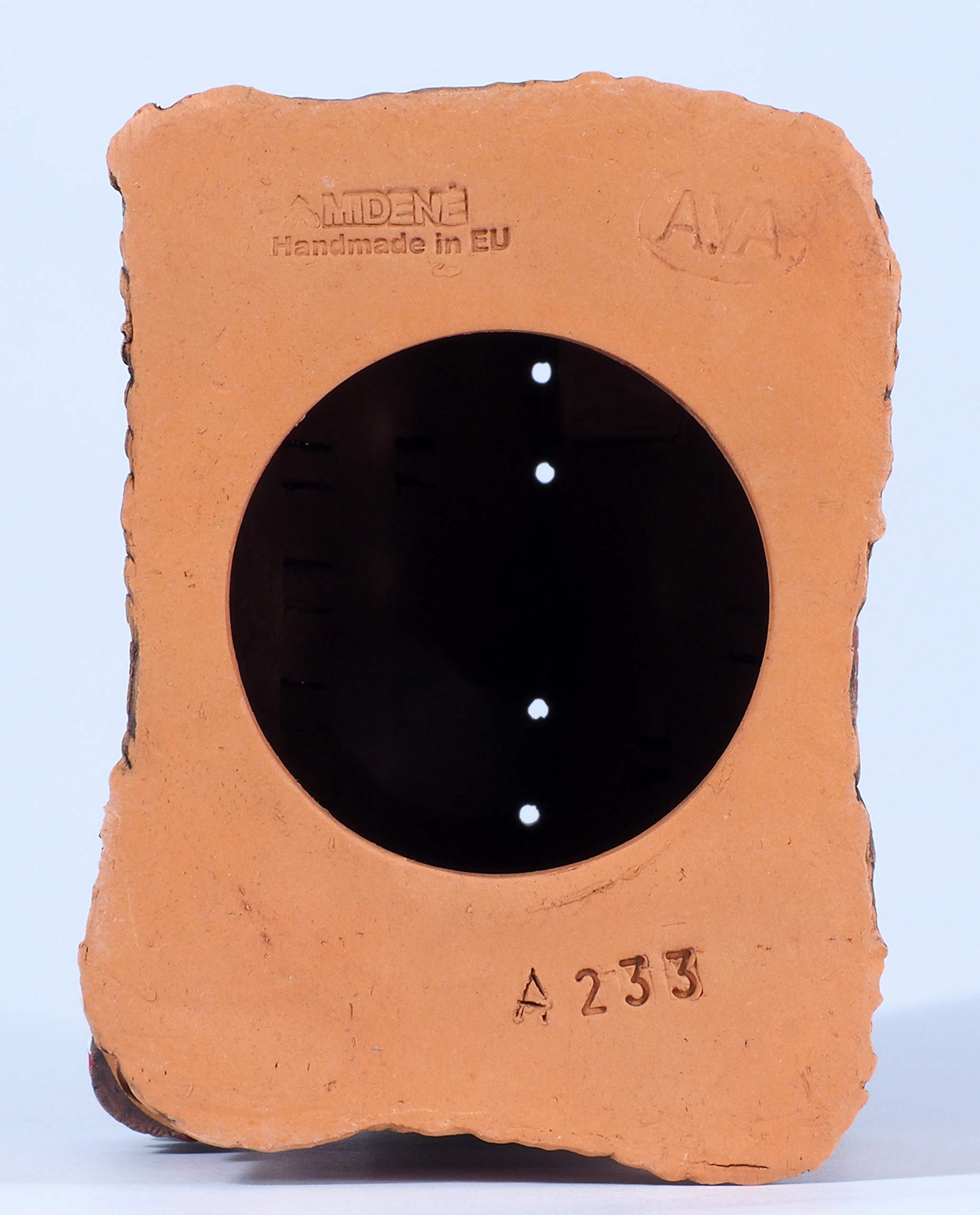 Handmade Ceramic Miniature House Tea Light Candle Holder - Replica of Historic Marienapotheke in Rothenburg Germany - Unique Home Decor Gift for Christmas, Wedding, Table Centerpiece & Cozy Ambiance
