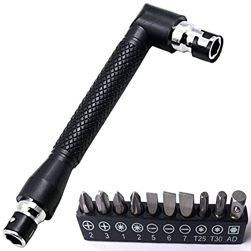Dual Head L-Shaped Mini Socket Wrench Set - 1/4