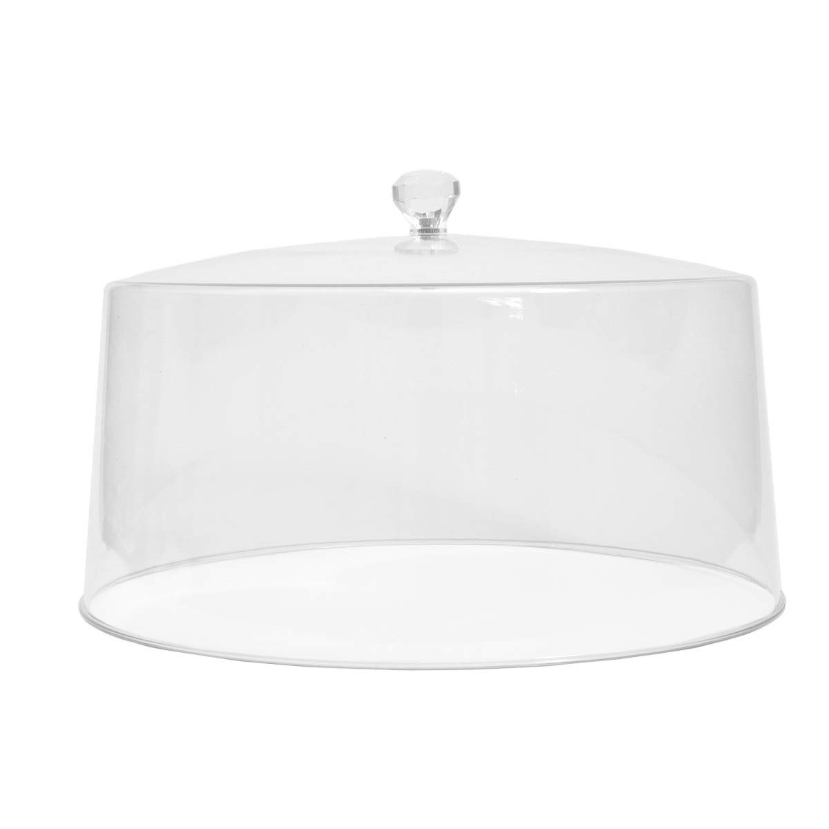 Cabilock 1-Piece Clear Arched Plastic Food Cover - Dustproof Cake Dome for Buffet, Desserts & Western Cuisine - Durable Transparent Protection for Parties, Catering & Home Baking