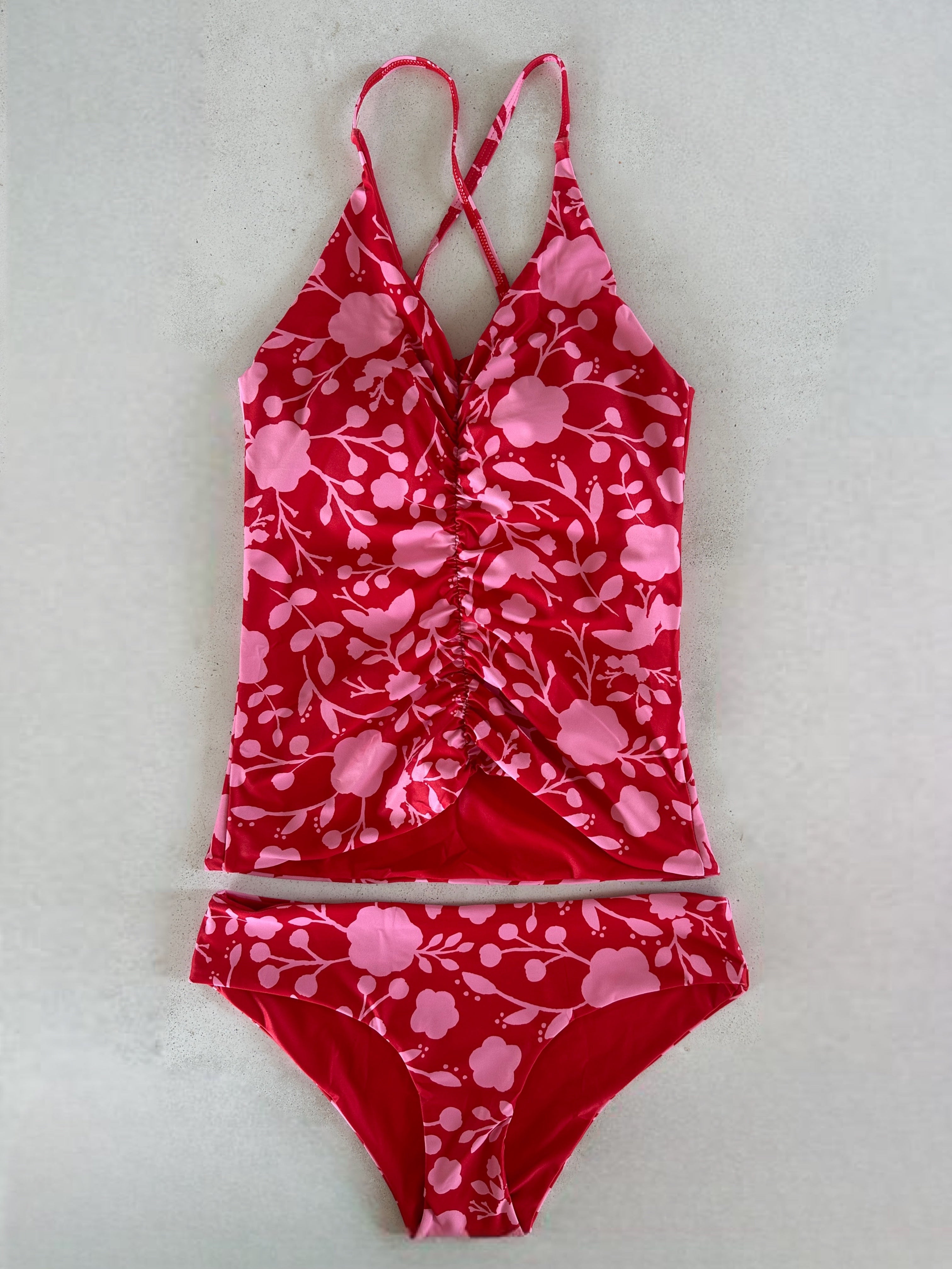 Reversible Tween Gabi Tankini Swimsuit for Girls - Perfect for Beach, Pool & Summer Vacations