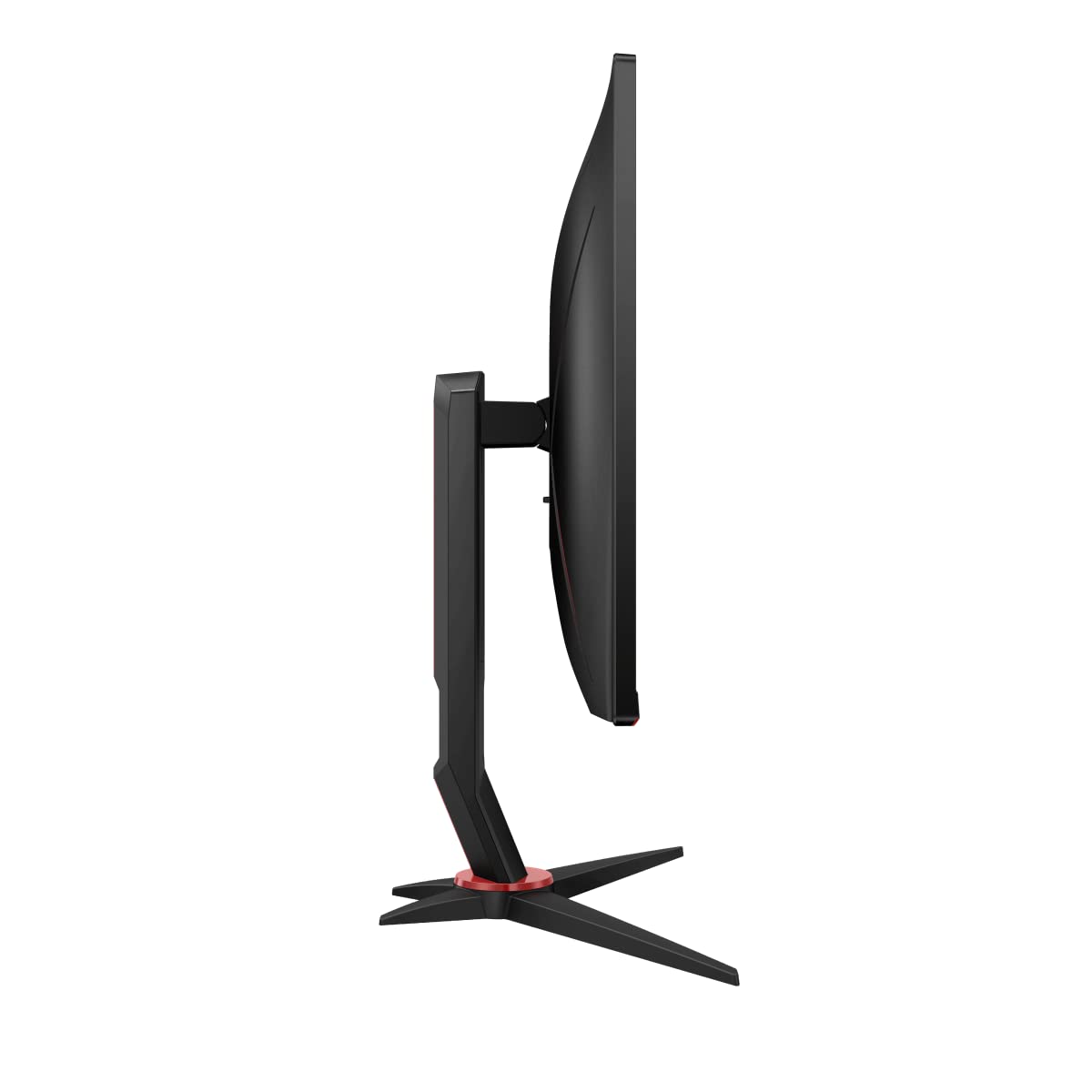 AOC 24G2SU 24 Inch FHD Gaming Monitor - 165Hz Refresh Rate, 1ms Response Time, AMD FreeSync Premium, 1920x1080 Resolution, VGA/HDMI/DisplayPort/USB Hub, Black/Red - Perfect for Competitive Gaming & Esports
