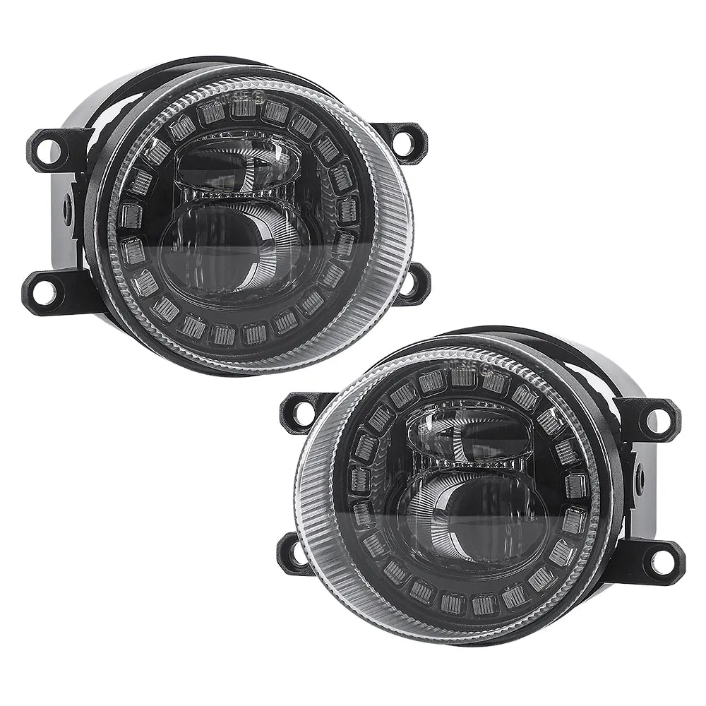 LOYO LED Fog Lights for Toyota Camry, Corolla, RAV4, Highlander, Lexus - DRL Driving Lamps with Modern Clock Design - Perfect for Night Driving and Off-Road Adventures