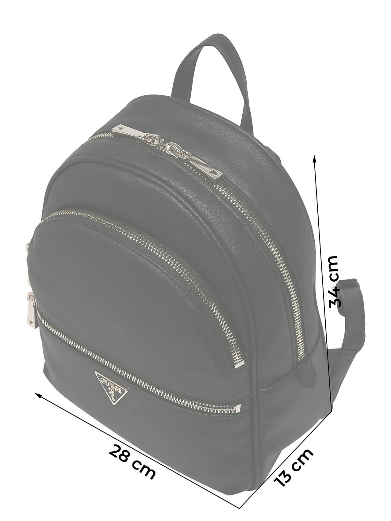 GUESS Manhattan Large Backpack for Women - Stylish & Spacious Laptop Backpack with Multiple Pockets | Perfect for Work, Travel & College Campus Use
