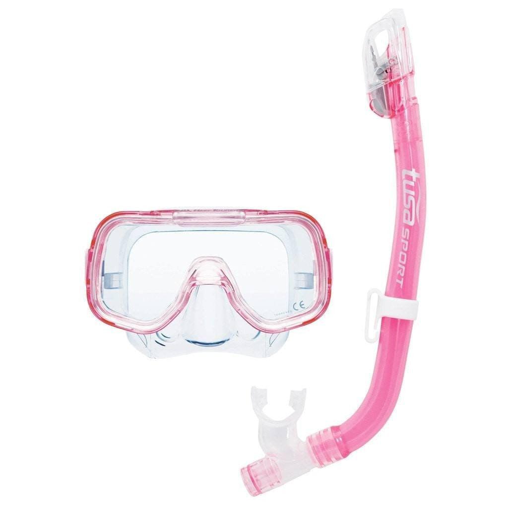 TUSA Mini Kleio Junior Mask and Snorkel Set for Kids - Comfortable Snorkeling Gear for Swimming, Beach & Pool Adventures - Perfect for Young Explorers