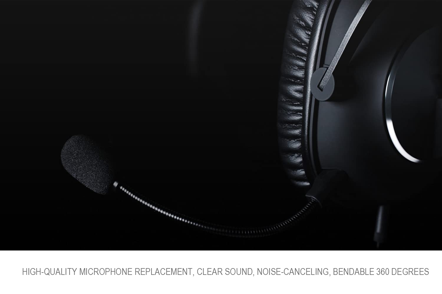 UNCLE LIGHT Detachable Boom Microphone for Logitech G PRO X & G Pro Gaming Headset - 3.5mm Replacement Mic Compatible with PS4, PS5, Xbox One & PC - Perfect for Streaming, Gaming & Voice Chat