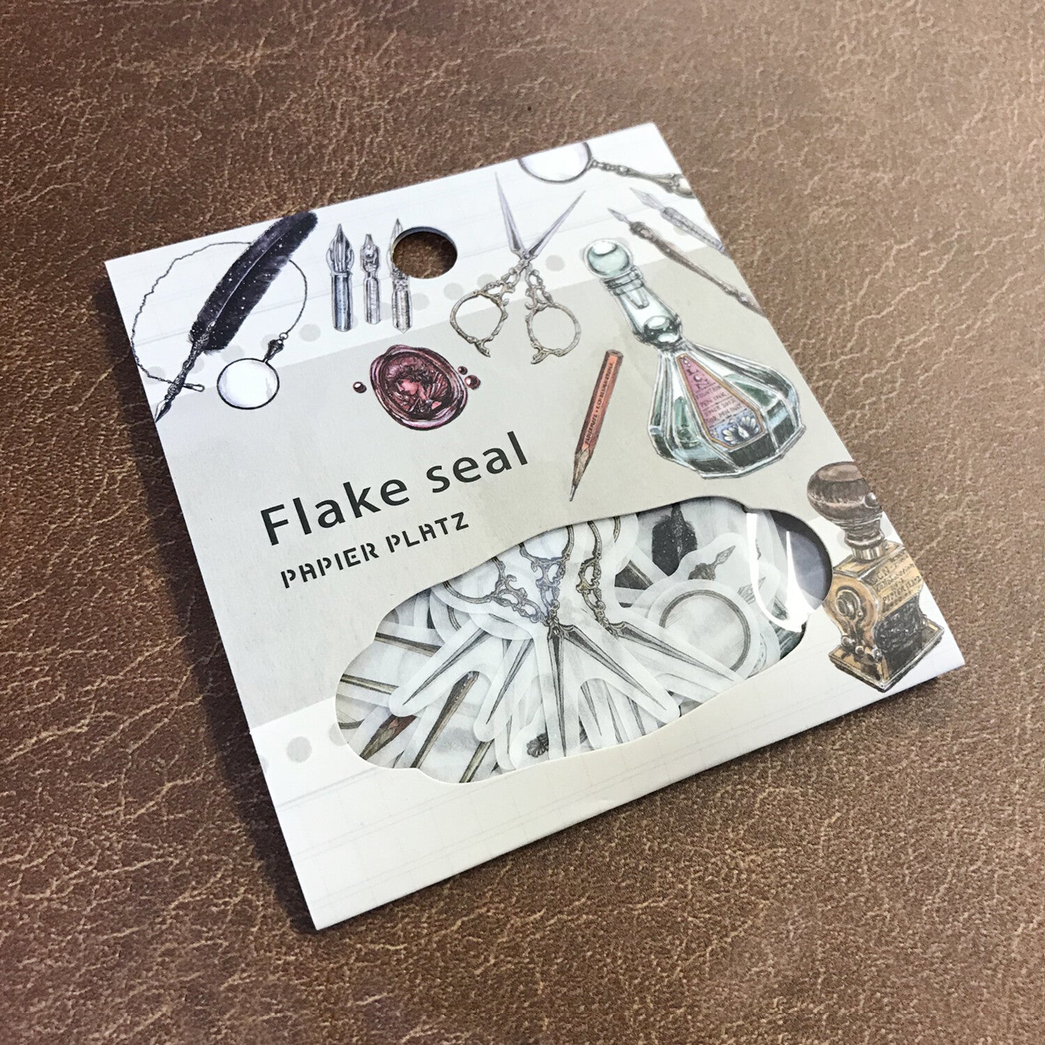 Vintage Flake Stickers for Scrapbooking - 54pcs Antique Stationery Decals - Perfect for Journals, Planners, and DIY Craft Projects