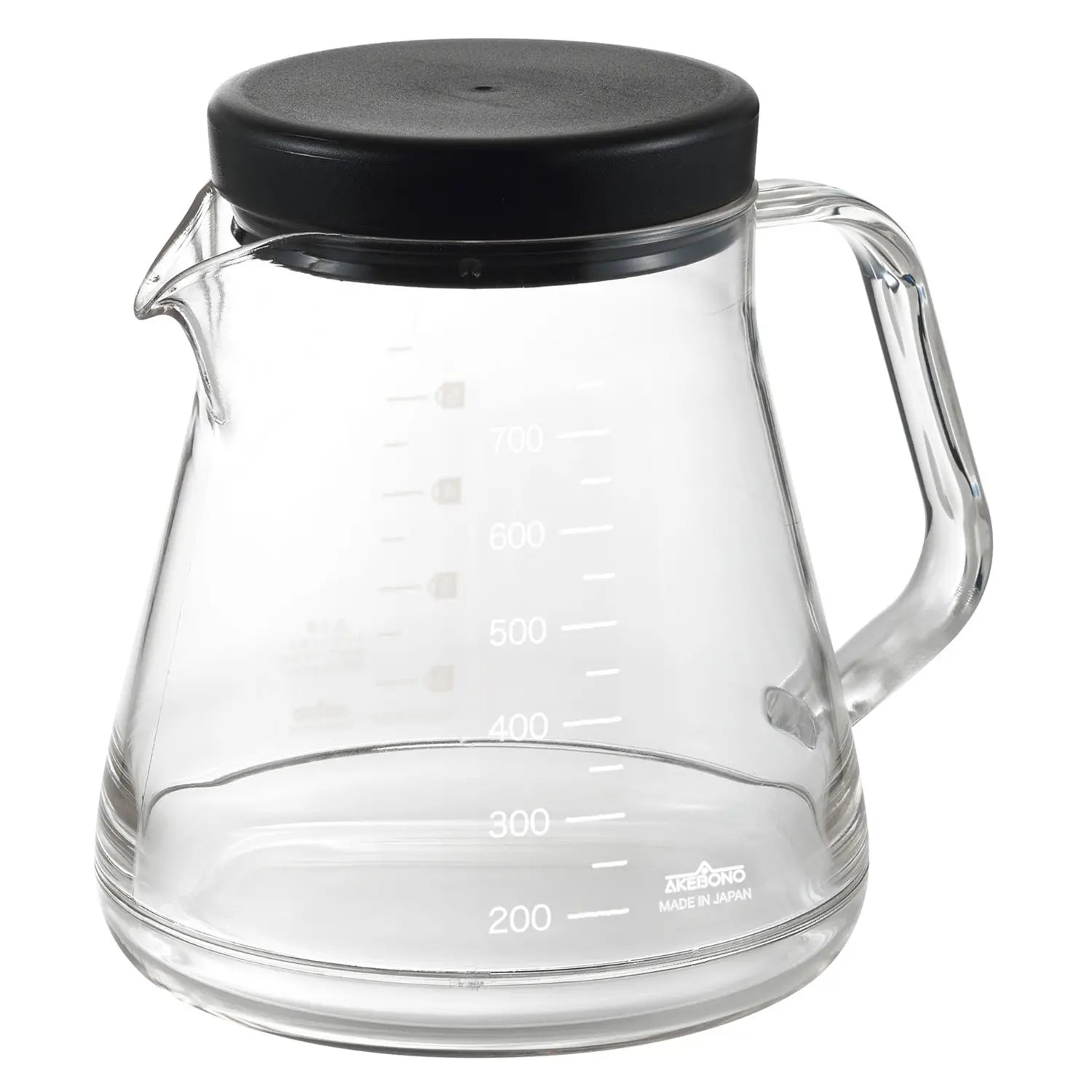 Unbreakable Akebono Polyester Resin Coffee Server with Lid - Durable & Heat-Resistant for Home, Office, and Restaurant Use
