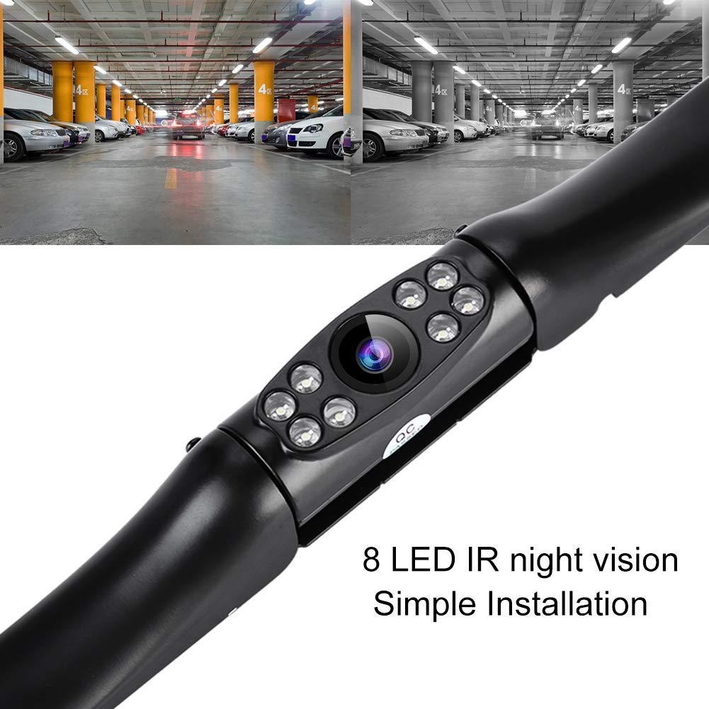 170° HD Waterproof Universal Rear View Backup Camera with 8 LED Night Vision - Perfect for Car Parking & Safety (Ideal for Trucks, SUVs, RVs)
