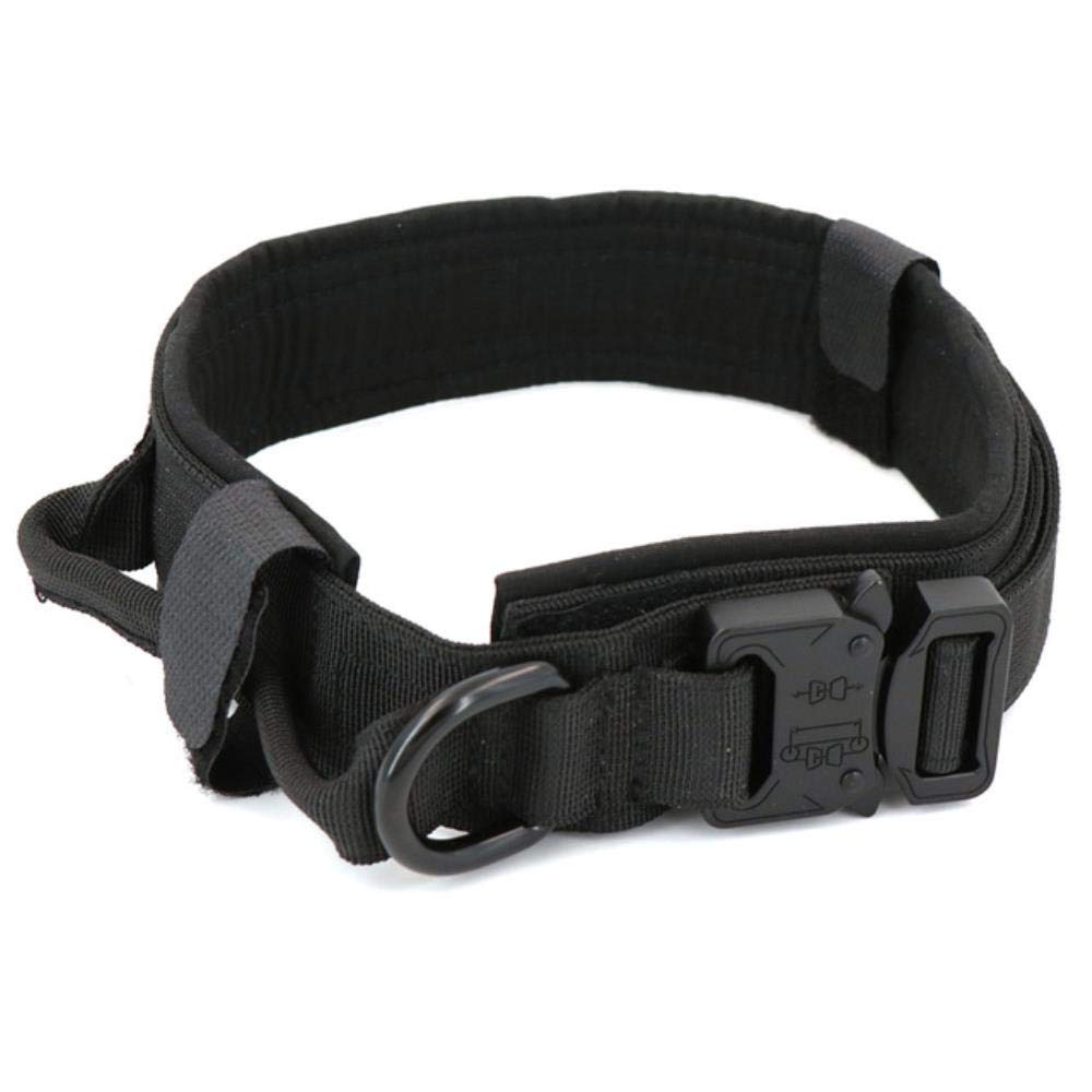 Military Tactical Adjustable Dog Leash & Collar Set - Durable Pet Training Control Handle for Small, Medium & Large Dogs - Perfect for Outdoor Adventures, Hiking & Daily Walks