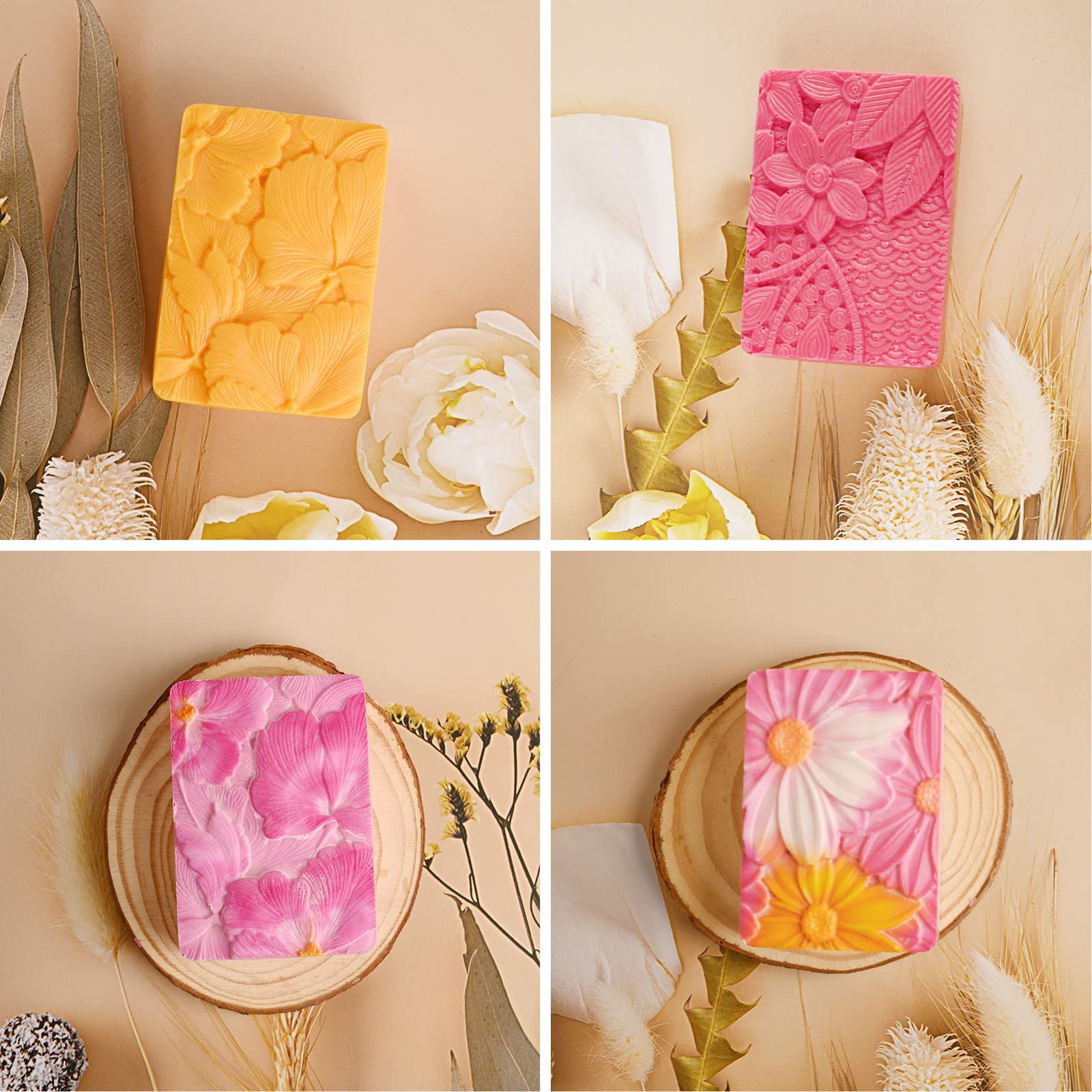 3D Flower Silicone Molds for Soap, Chocolate & DIY Crafts - Home Decor & Gifts