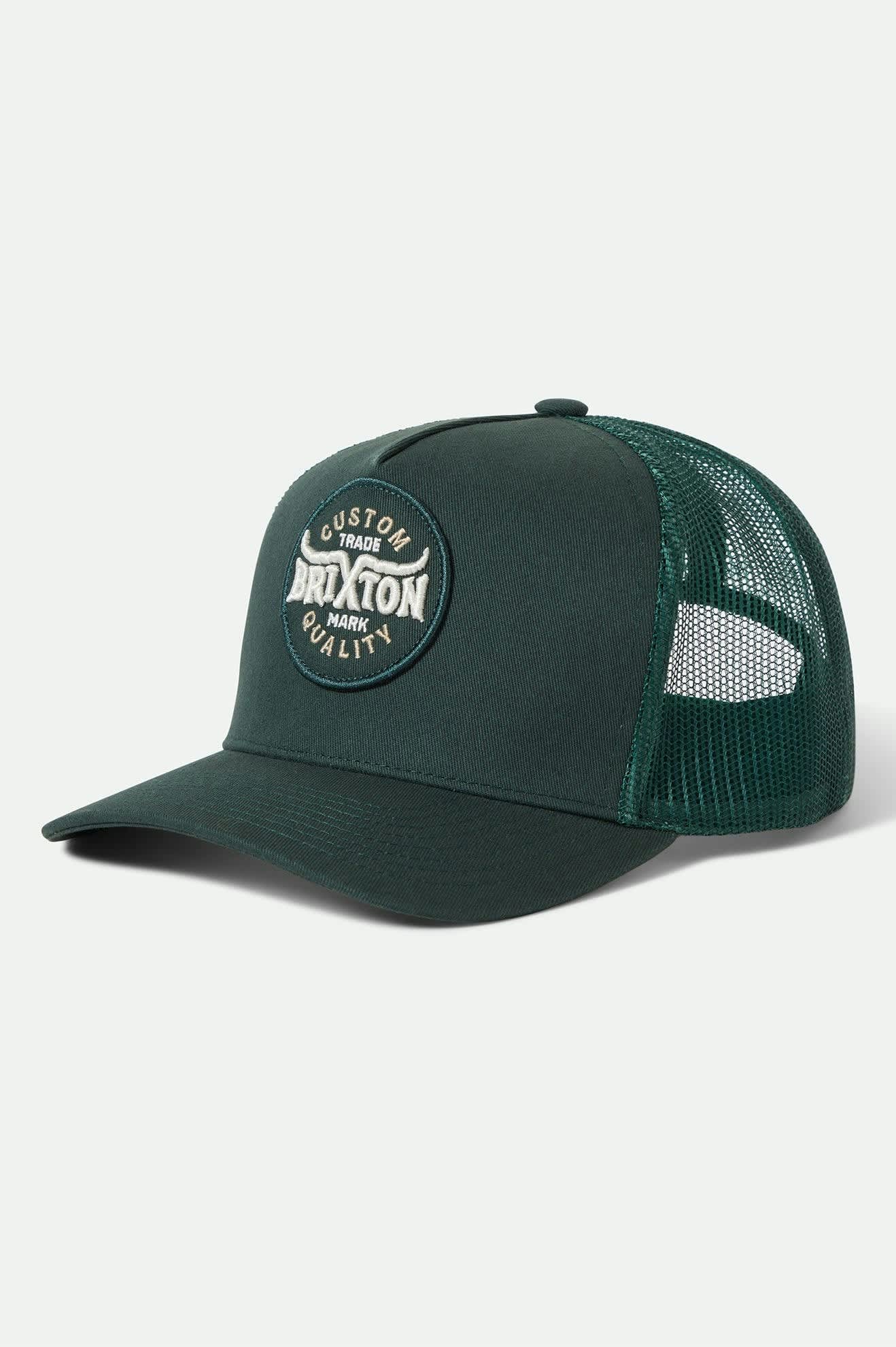 Gibson Netplus Trucker Hat for Men & Women - Breathable Mesh Back, Adjustable Snapback, Deep Forest Green - Perfect for Outdoor Activities, Hiking, and Casual Wear