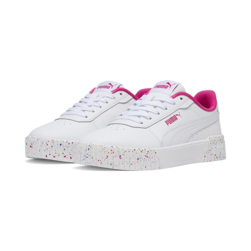 PUMA Kids' Carina v2 Sneakers - Lightweight Running Shoes for Girls & Boys - Comfortable Athletic Shoes for School, Play & Sports Activities