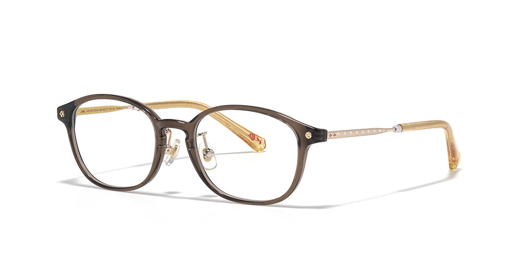 JINS x Disney Princess Kids Belle Glasses - Cute & Stylish Eyewear for Girls - Perfect for School, Dress-Up & Disney-Themed Parties