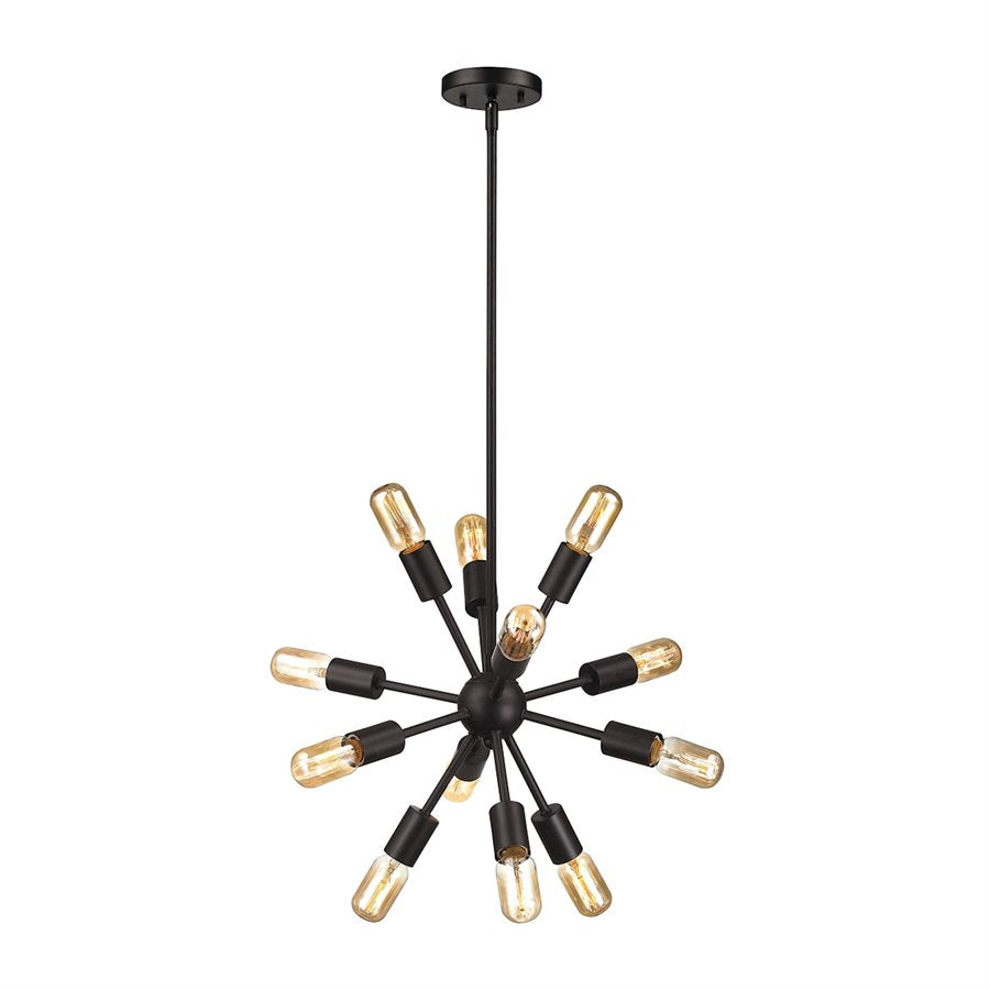Delphine Chandelier - Elegant Crystal Ceiling Light Fixture for Dining Room, Living Room & Bedroom | Perfect for Home Decor & Wedding Venues