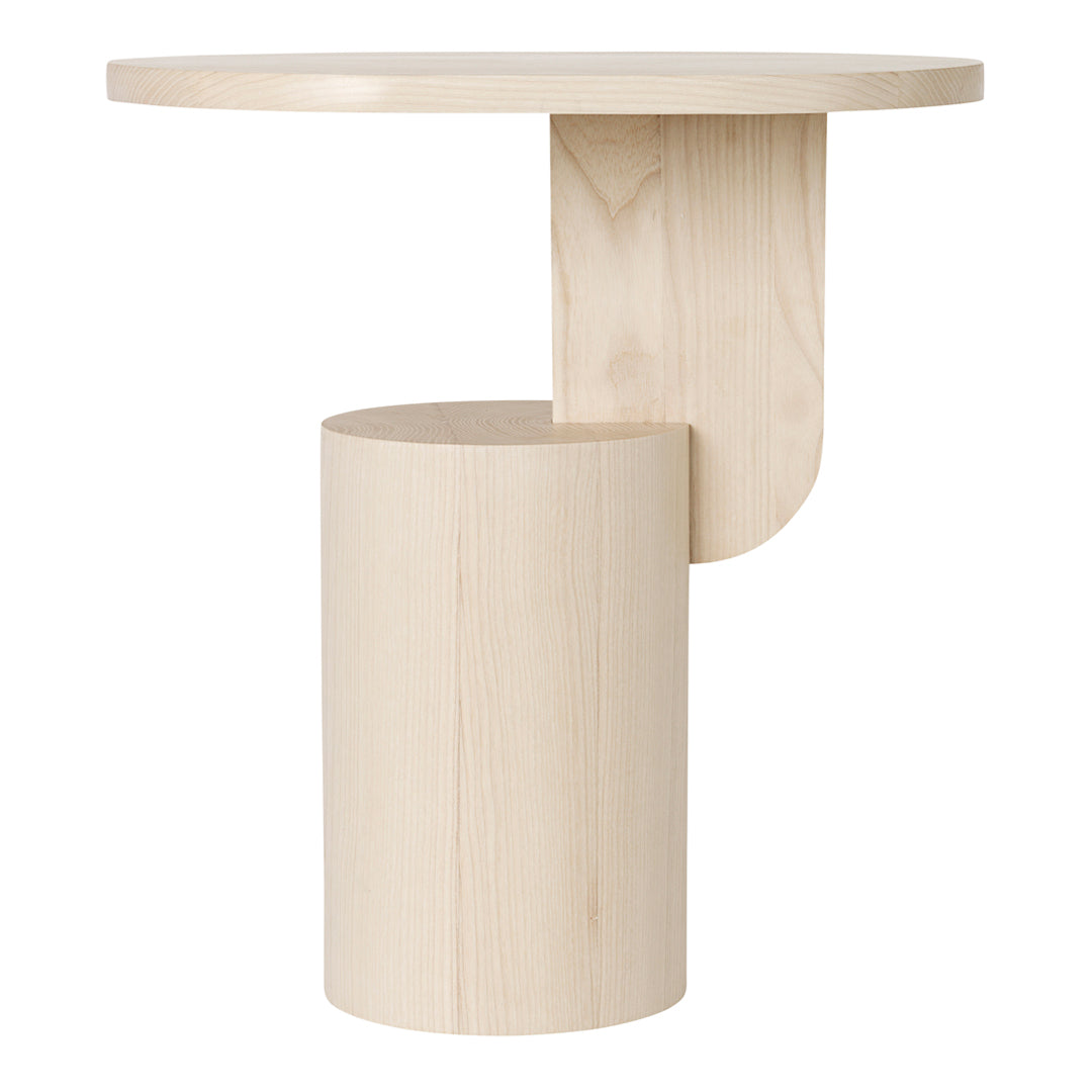 Modern Wooden Insert Side Table - Small End Table for Living Room, Bedroom, or Office - Perfect for Holding Drinks, Books, and Decor