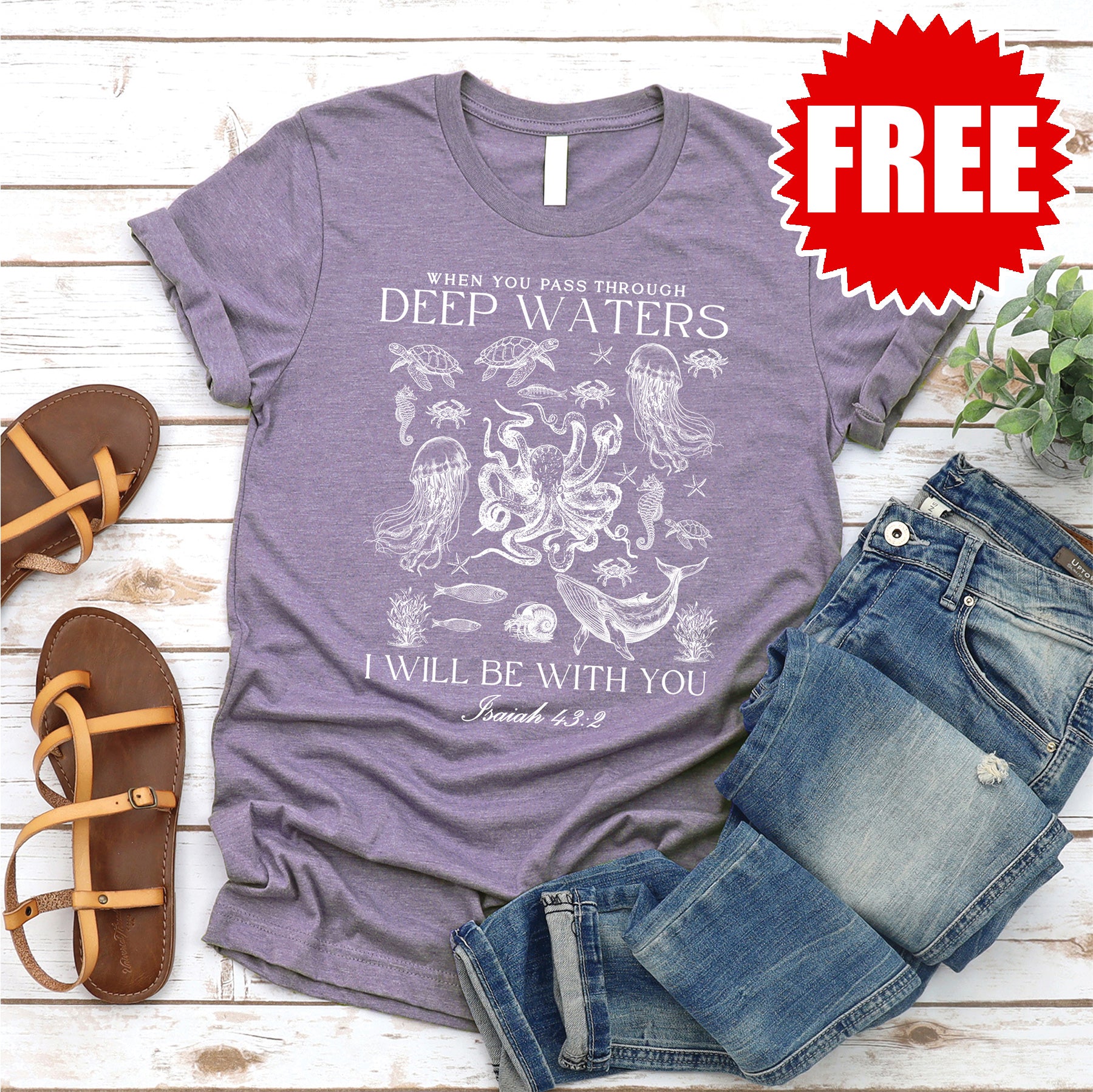 Deep Waters Tee - Heather Deep Purple Cotton T-Shirt for Men | Casual Wear, Street Style & Everyday Comfort