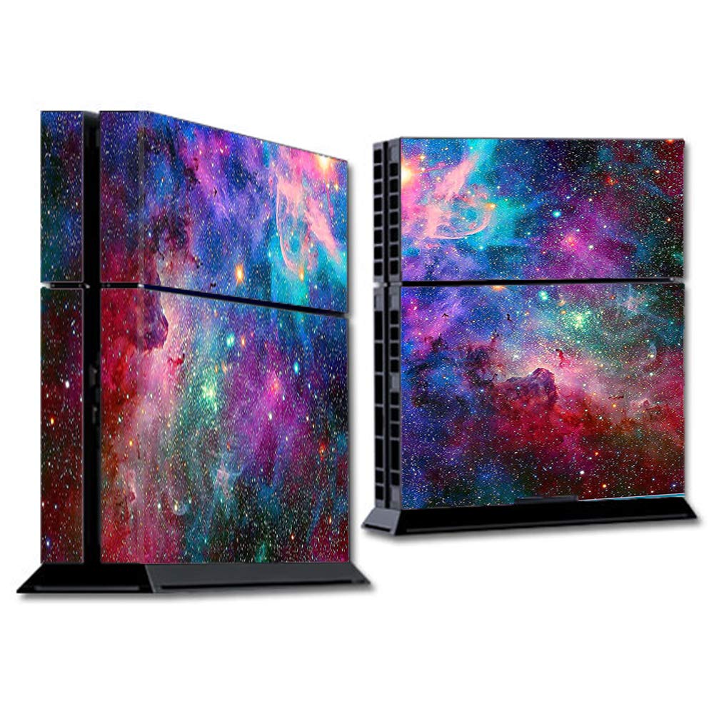 PS4 Console Skin Wrap - Colorful Space Gases Vinyl Decal Stickers Compatible with Sony PlayStation 4 - Perfect for Gaming Setups & Customization
