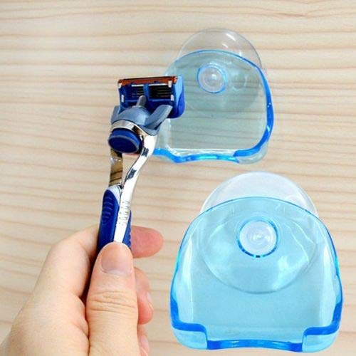 Strong Suction Razor & Toothbrush Holder - Bathroom Organizer for Shaving