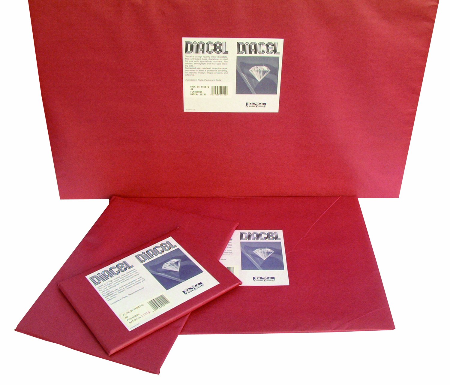 Clear Acetate Film Sheets A4 Size 250 Microns - 100 Sheets Pack for Special Markers, Film Colors & Chinagraph Pencils - Crystal Clear Transparency for Art Projects, Overhead Projectors & Crafting