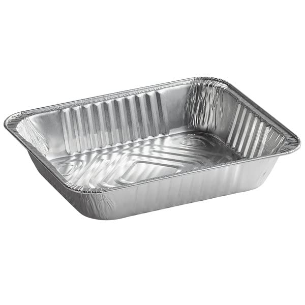 9 x 13 Inch Disposable Aluminum Pans Without Lids - 200 Count - Half Size Baking Trays for Cooking, Storing & Freezing - Eco-Friendly & Durable Food Containers - Perfect for Meal Prep, Parties & Leftovers