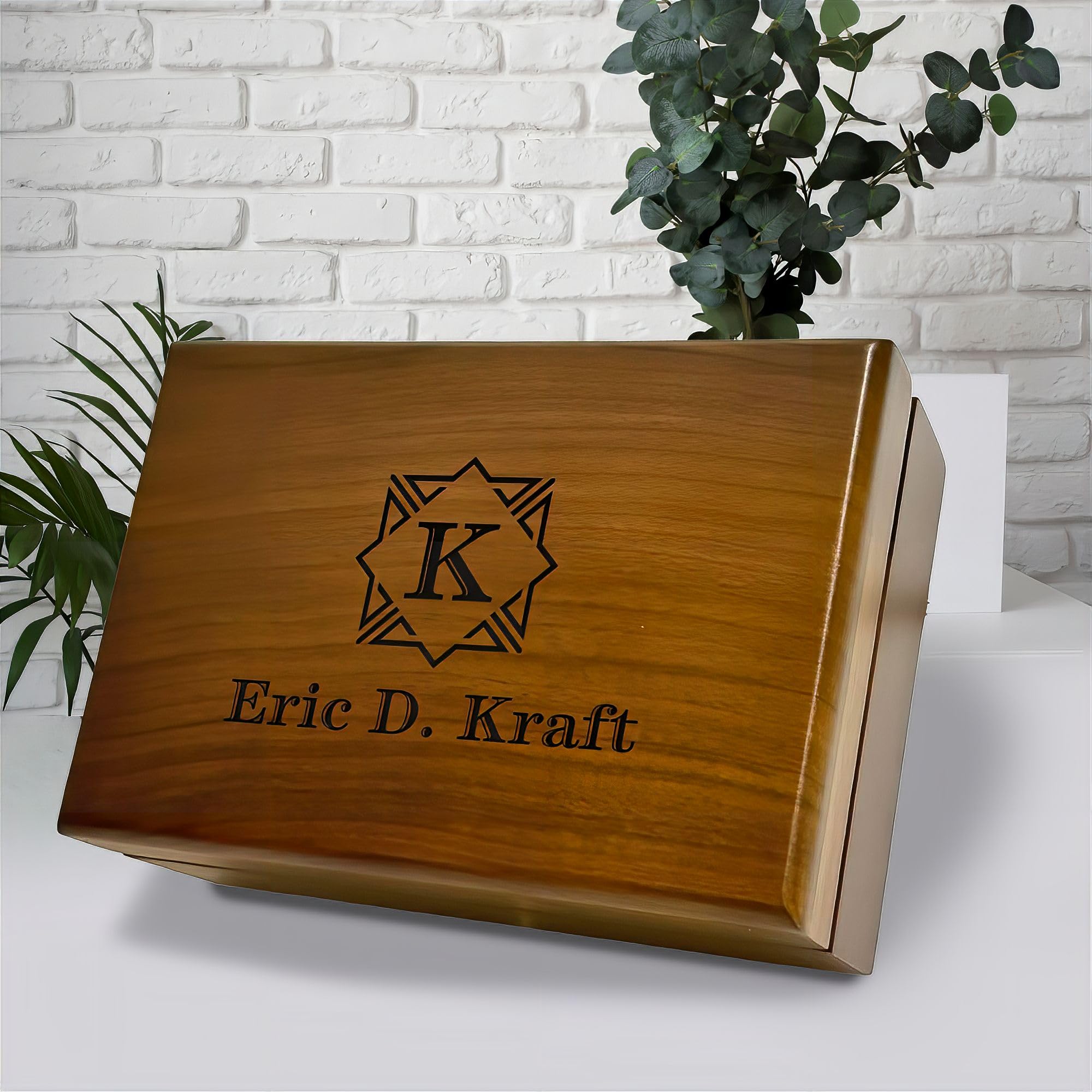 Personalized Retirement Gift Box for Men - Engraved Wooden Keepsake Box for Him - Perfect Retirement Gift Idea for Dad, Husband, or Coworker - Great for Office, Home, or Special Occasions