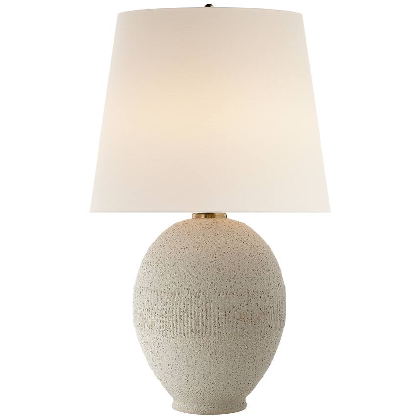 Toulon Table Lamp in Volcanic Ivory - Modern Bedside & Living Room Lighting for Home Decor