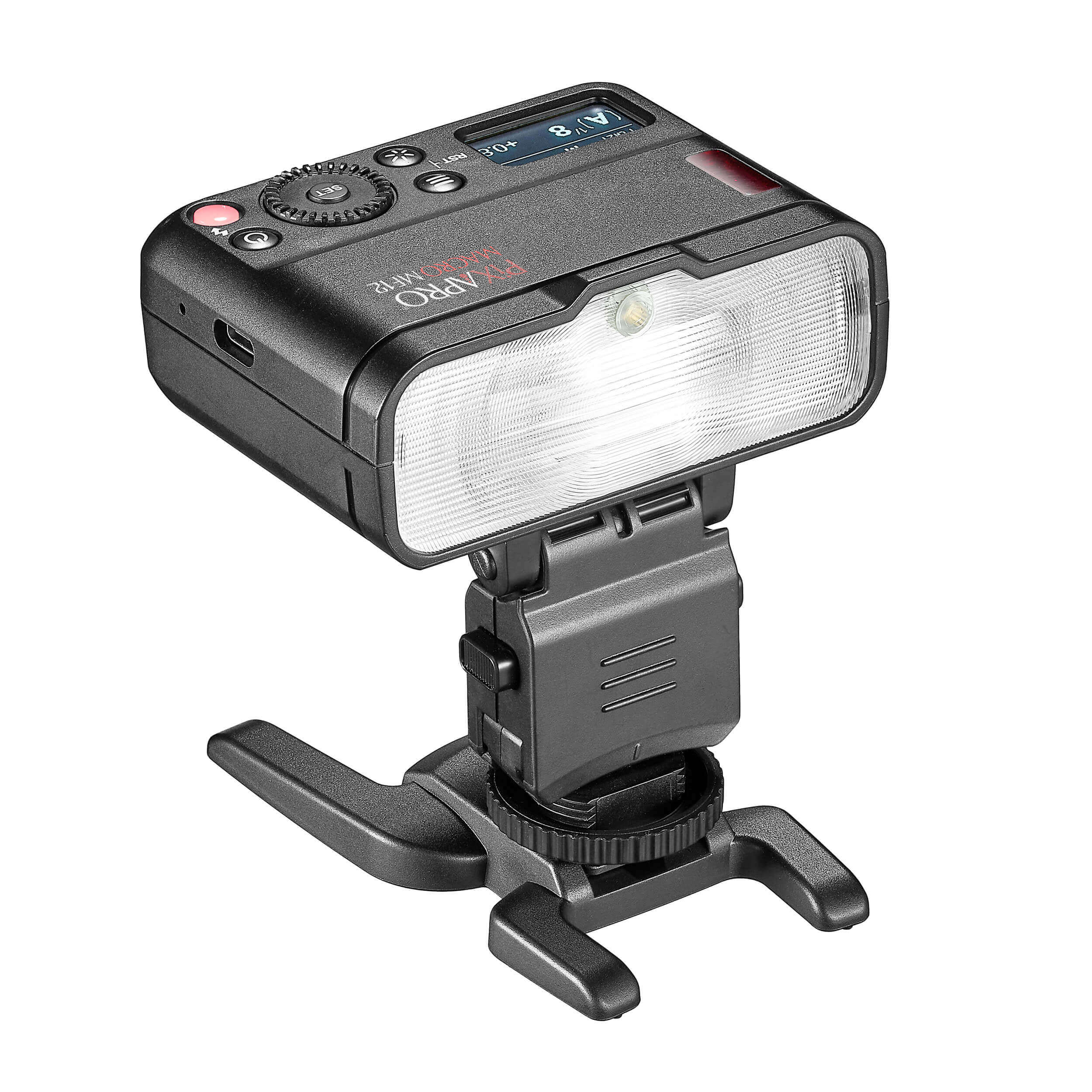 MF12 Macro Flash & Round Head Accessory Kit for DSLR Camera - Perfect for Close-Up Photography, Jewelry Shooting & Product Photography