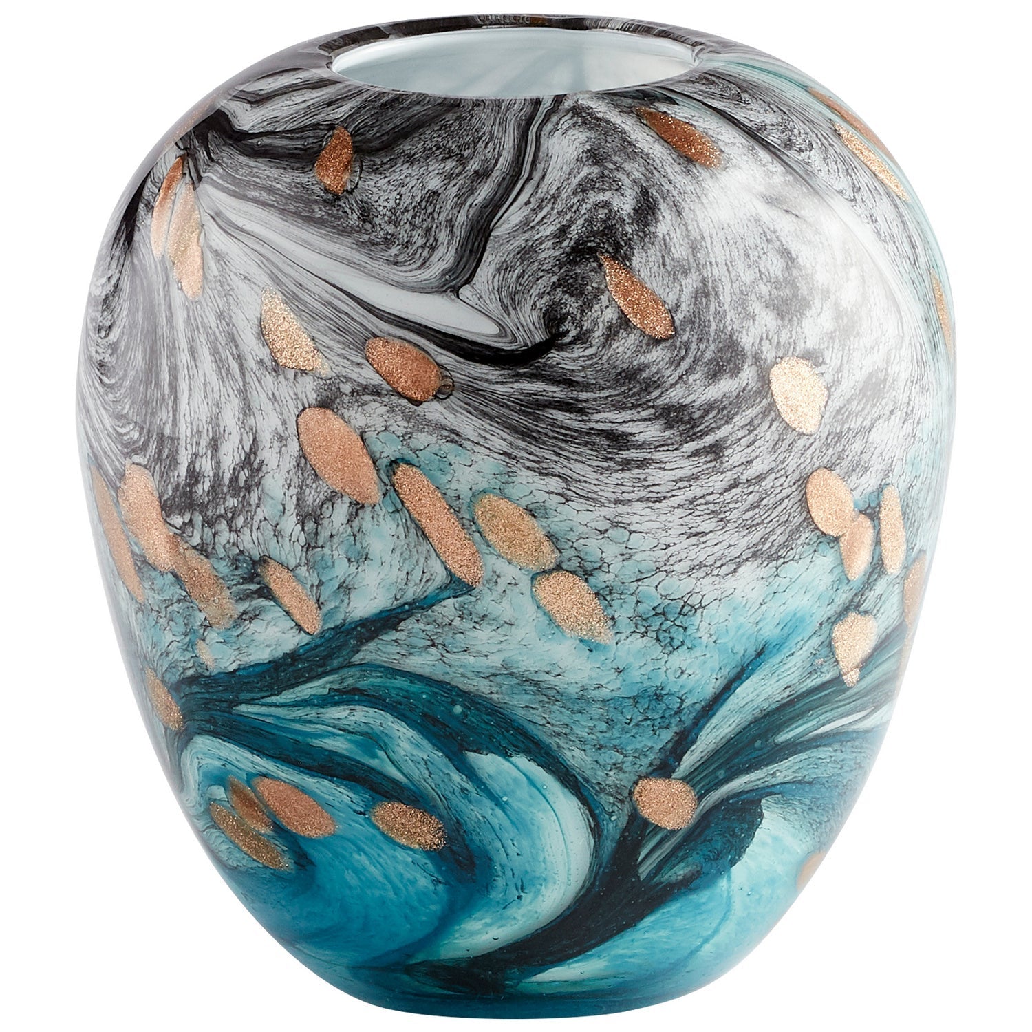 Cyan Design 11081 Prismatic Vase - Multi-Colored Small Glass Vase for Home Decor, Wedding Centerpieces & Gift Giving