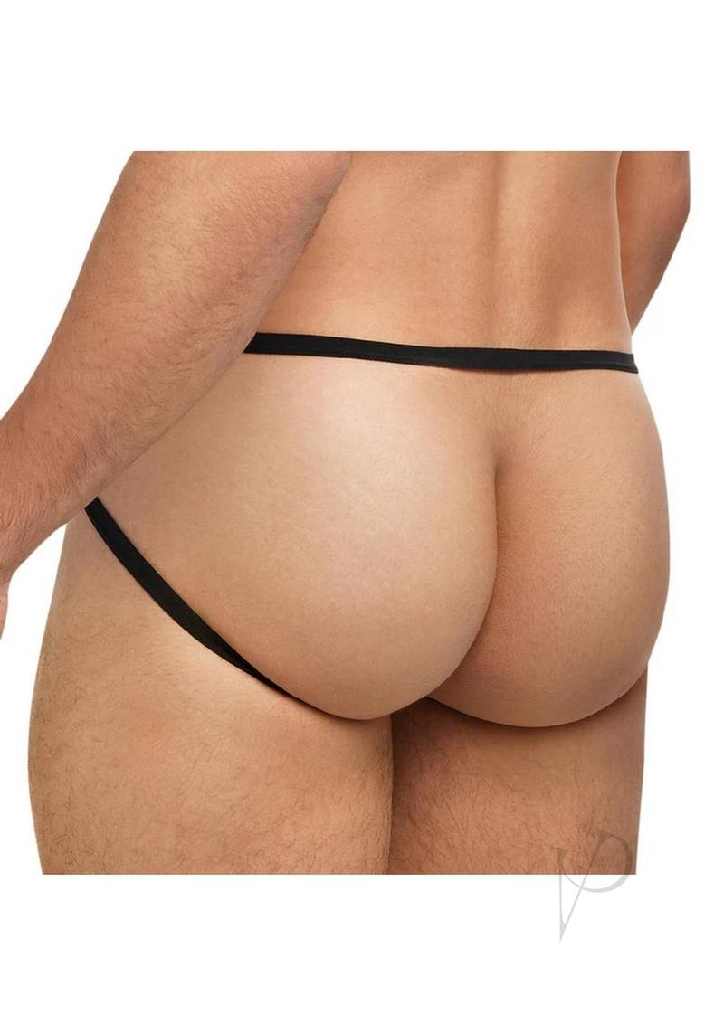 Banana Cabana Jock Mesh Underwear for Men - Large/XLarge Size - Black - Comfortable & Breathable for Sports, Gym & Active Lifestyles