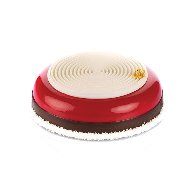 SILIKOMART Tourbillon 100 Silicone Baking Mold for Cakes, Desserts & Chocolate - Professional Grade Non-Stick Flexible Mold for Home Bakers and Pastry Chefs