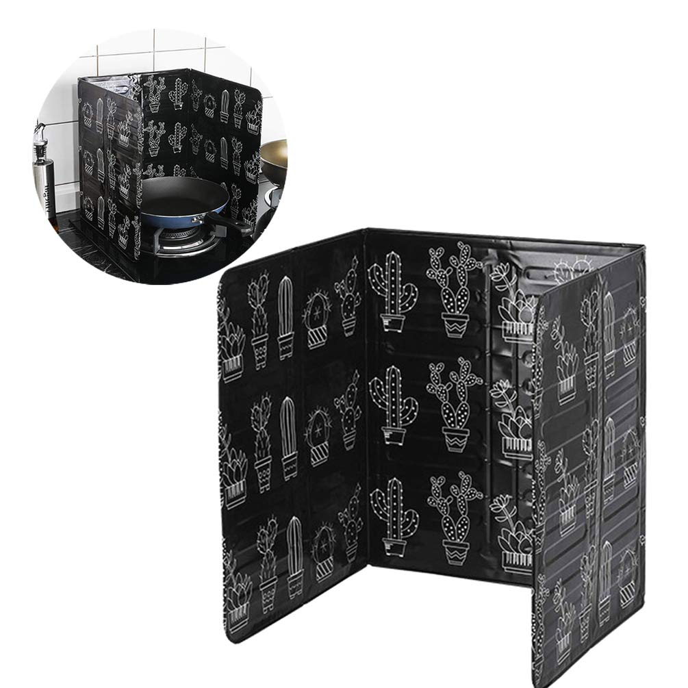 Premium Aluminum Foil Splatter Guard for Gas Stove - Oil Splatter Screen & Griddle Tools Protector - Anti-Splash Cooking Shield for Frying Pans & Skillets - Ideal for Sauteing, Frying, and Grilling at Home