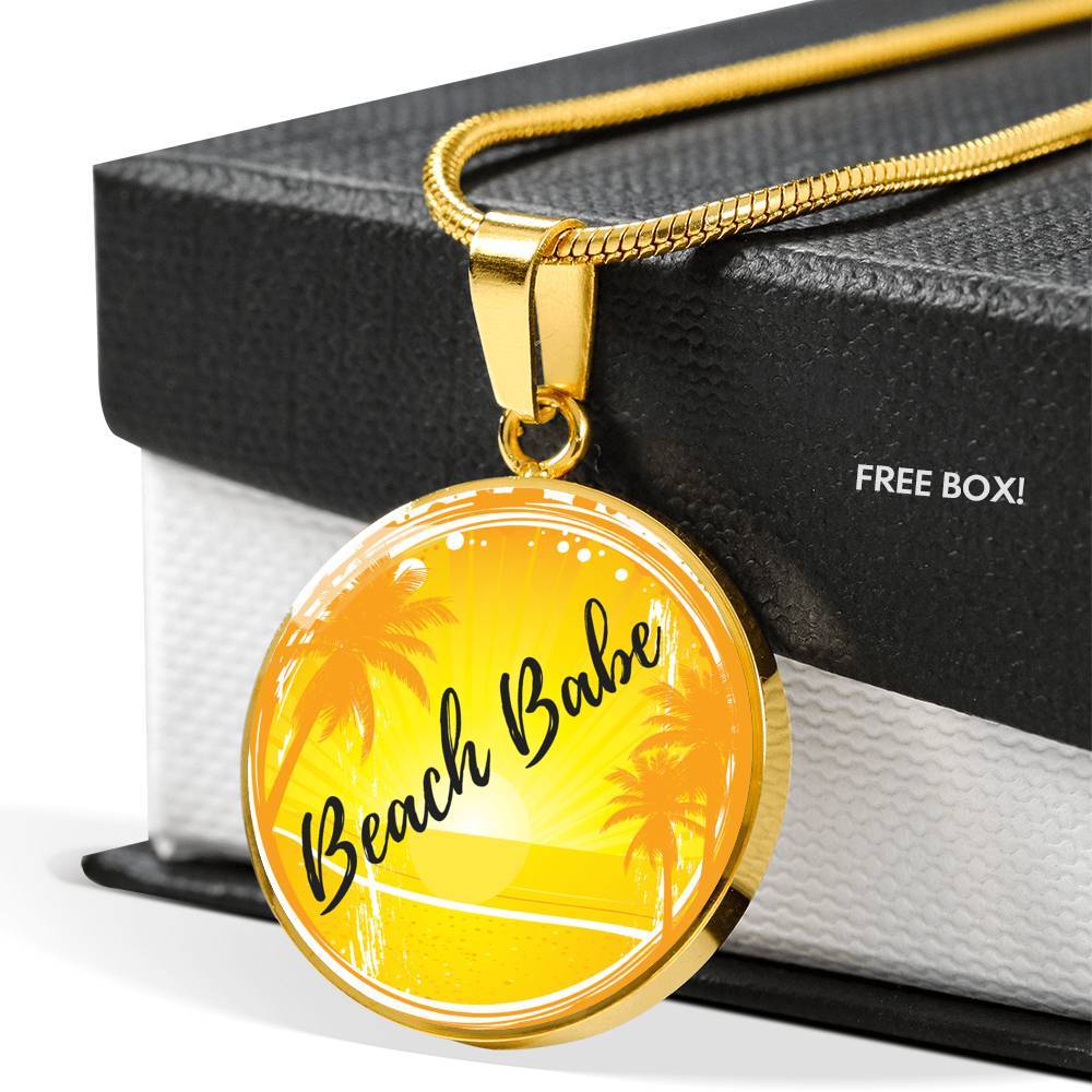 Beach Babe Necklace - Stylish Summer Jewelry for Women | Perfect for Beach Vacations, Pool Parties & Boho Fashion
